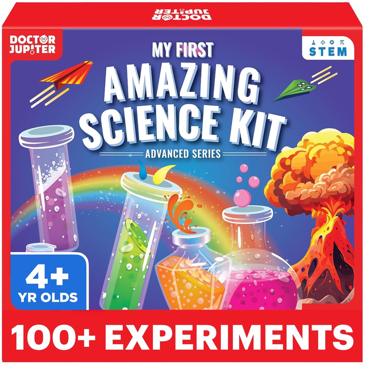 Doctor Jupiter My First Amazing Science Kit for Kids (Ages 4–8) | 100+ Experiments | Screen-Free STEM Toy