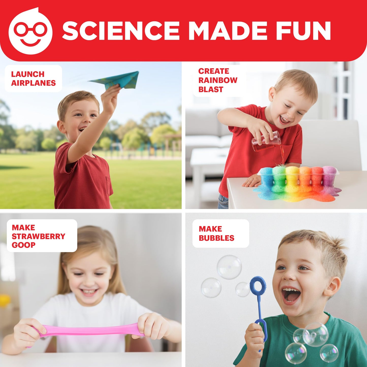 Doctor Jupiter My First Amazing Science Kit for Kids (Ages 4–8) | 100+ Experiments | Screen-Free STEM Toy