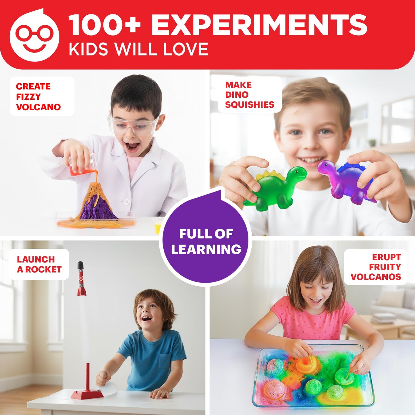 Doctor Jupiter My First Amazing Science Kit for Kids (Ages 4–8) | 100+ Experiments | Screen-Free STEM Toy