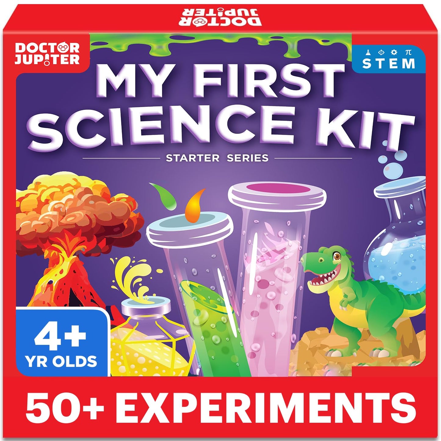 Doctor Jupiter My First Science Kit for Kids Ages 4-8 | 50+ Experiments STEM Gift