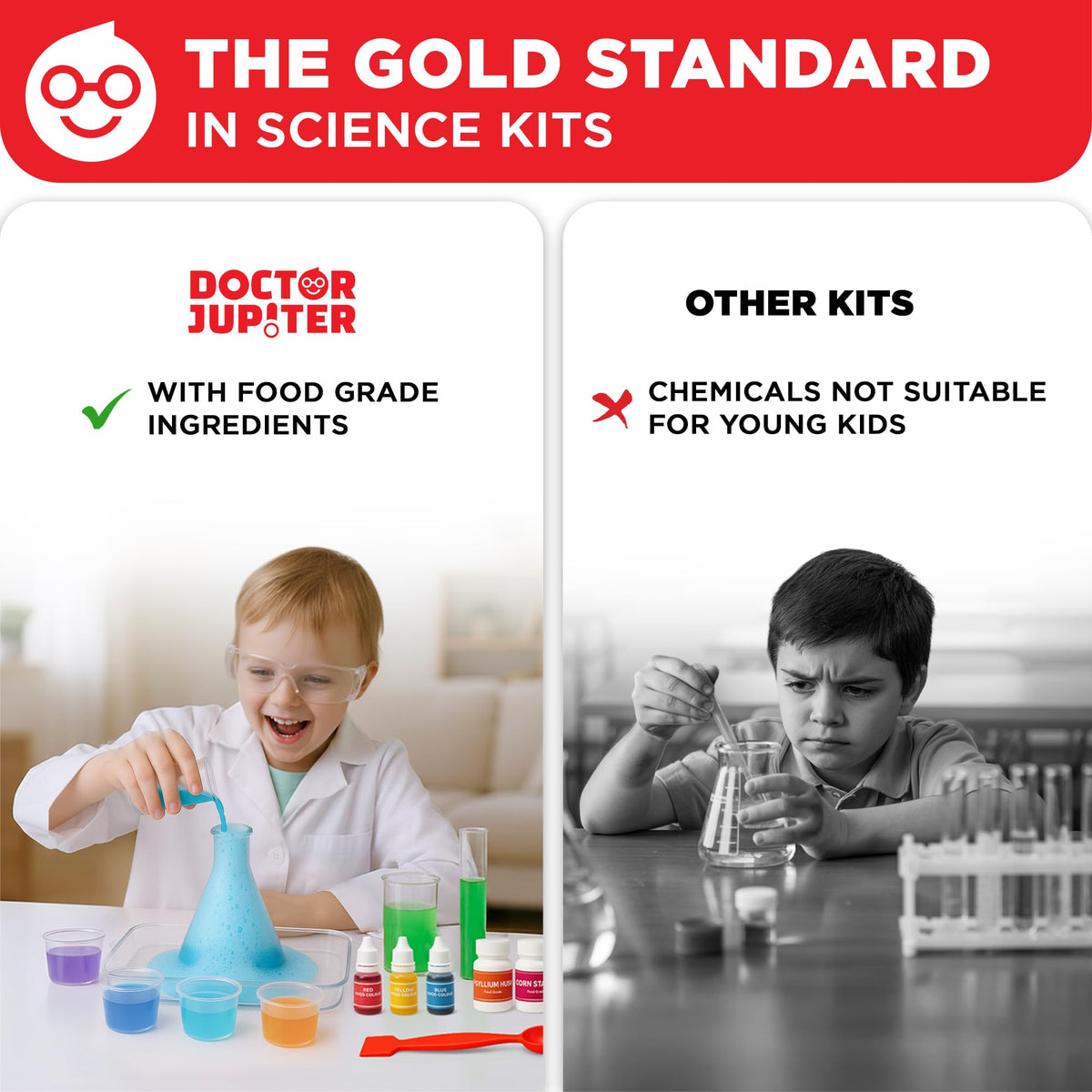 Doctor Jupiter My First Science Kit for Kids 4-8 | 100+ Experiments | STEM Gift