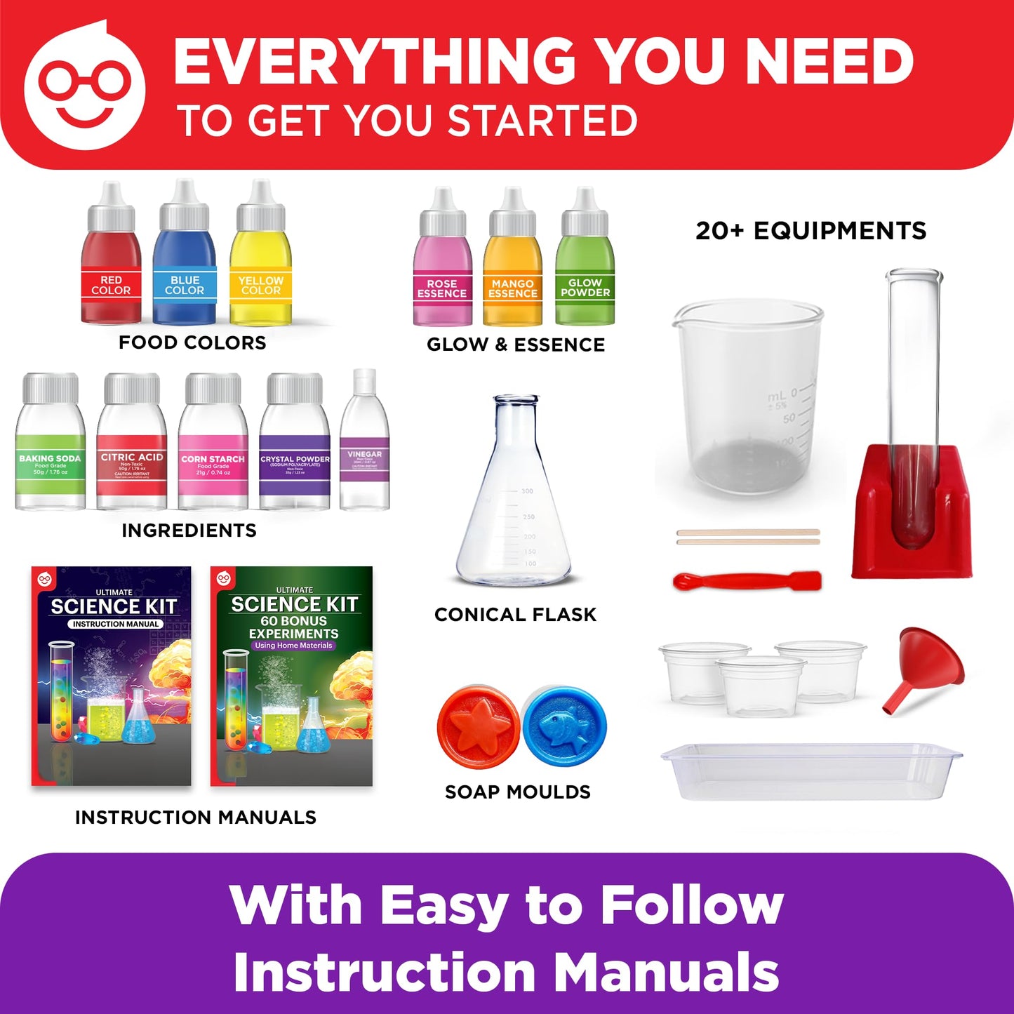 Doctor Jupiter Ultimate Science Kit - 135+ Experiments STEM Toy for Ages 8-14