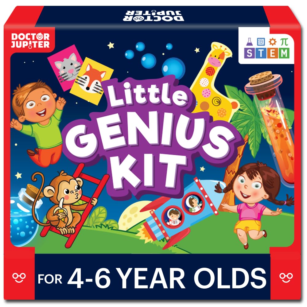 Doctor Jupiter Little Genius Kit for 4-6 Year Olds | STEM Toys & Screen-Free Learning