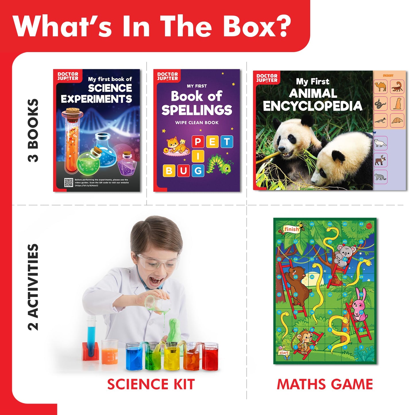 Doctor Jupiter Little Genius Kit for 4-6 Year Olds | STEM Toys & Screen-Free Learning