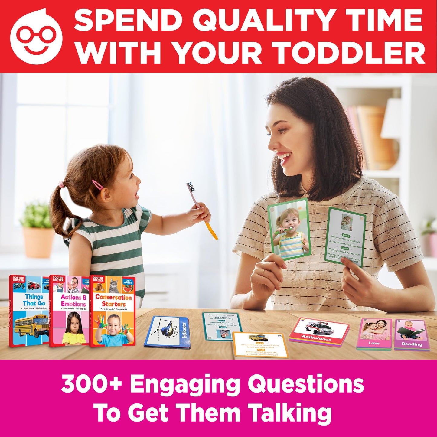 Doctor Jupiter My Big Box of Learning – Toddler Educational Toys for Ages 1-3 | Screen-Free Activities