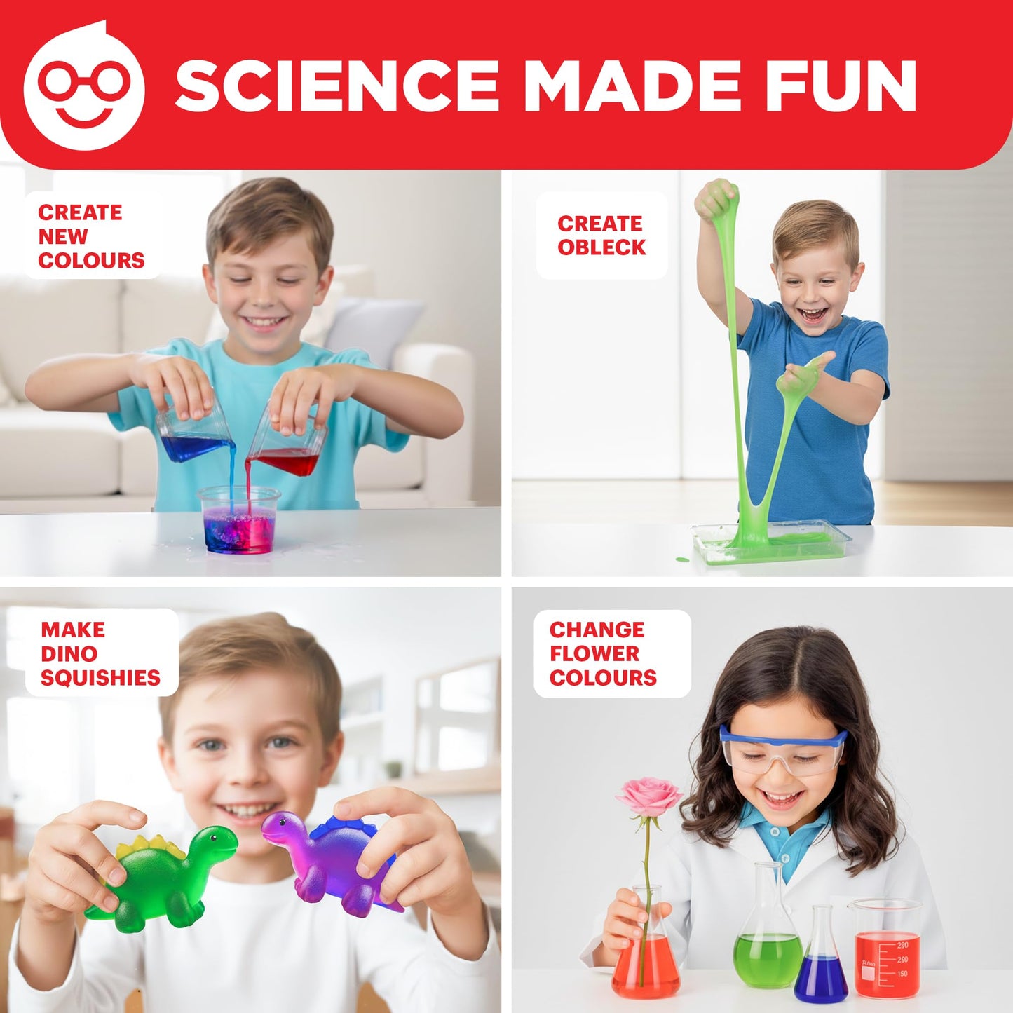 Doctor Jupiter Girls' First Science Kit — 100+ Experiments for Ages 4-8