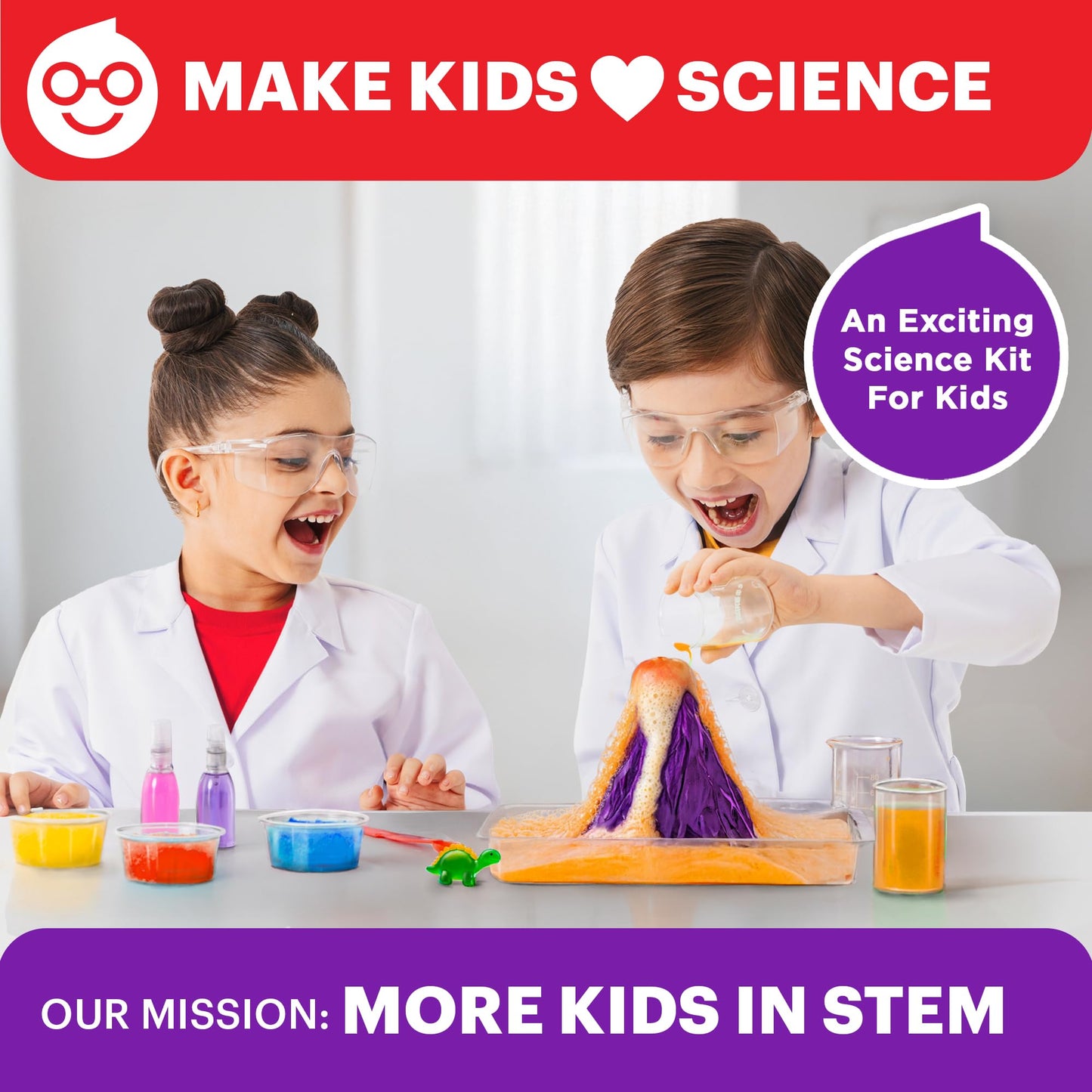 Doctor Jupiter My First Science Kit for Kids Ages 4-8 | 50+ Experiments STEM Gift
