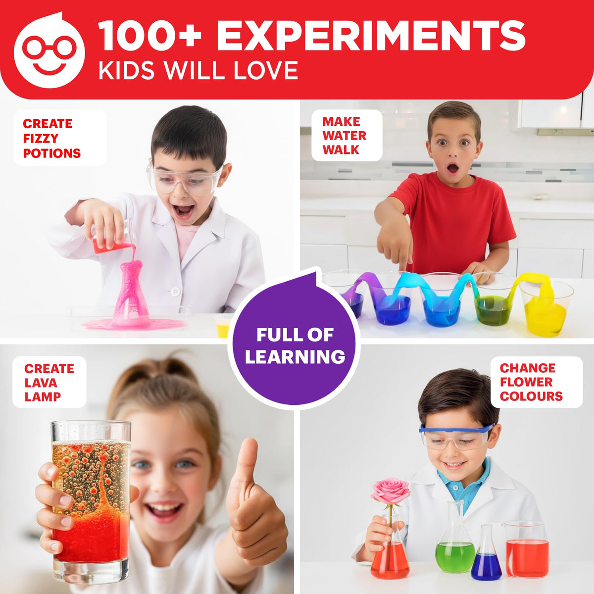 Doctor Jupiter My First Science Kit for Kids 4-8 | 100+ Experiments | STEM Gift