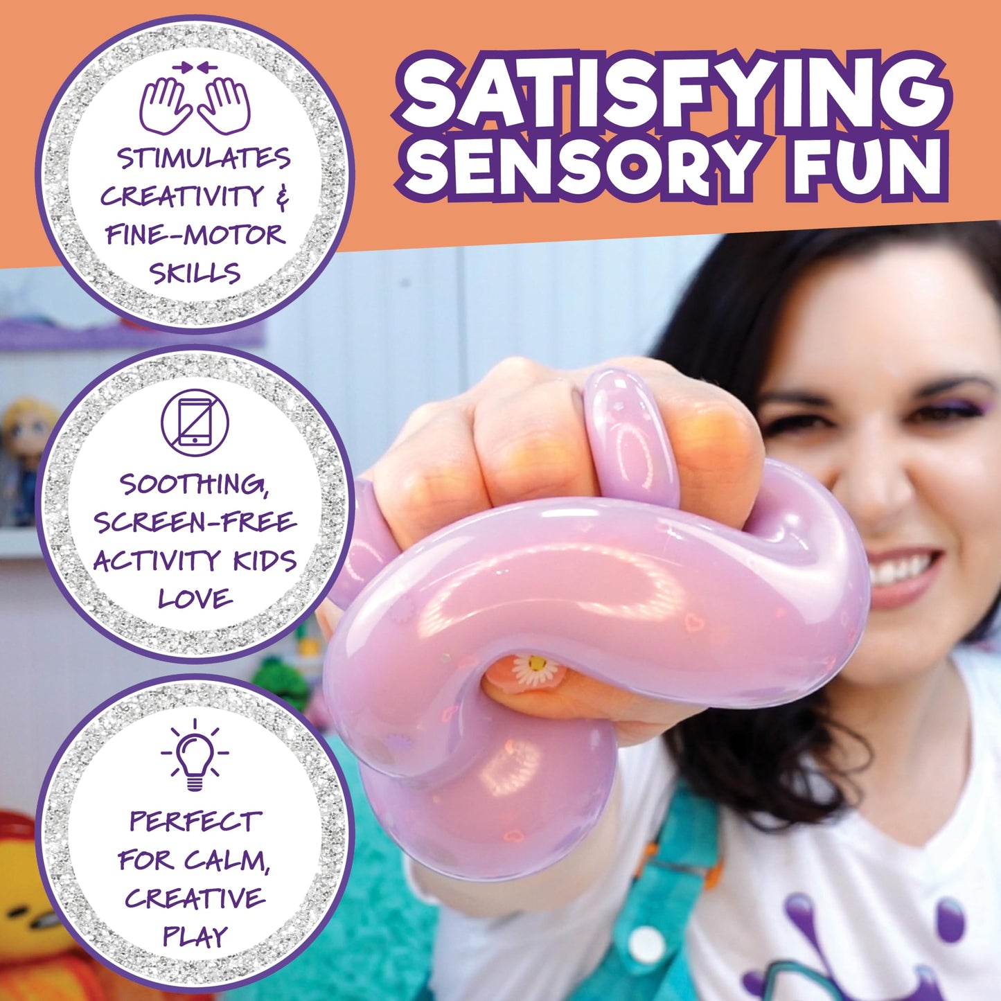 Doctor Squish Squishy Maker Station | DIY Squishies Kit with Sparkles & Slime Powder