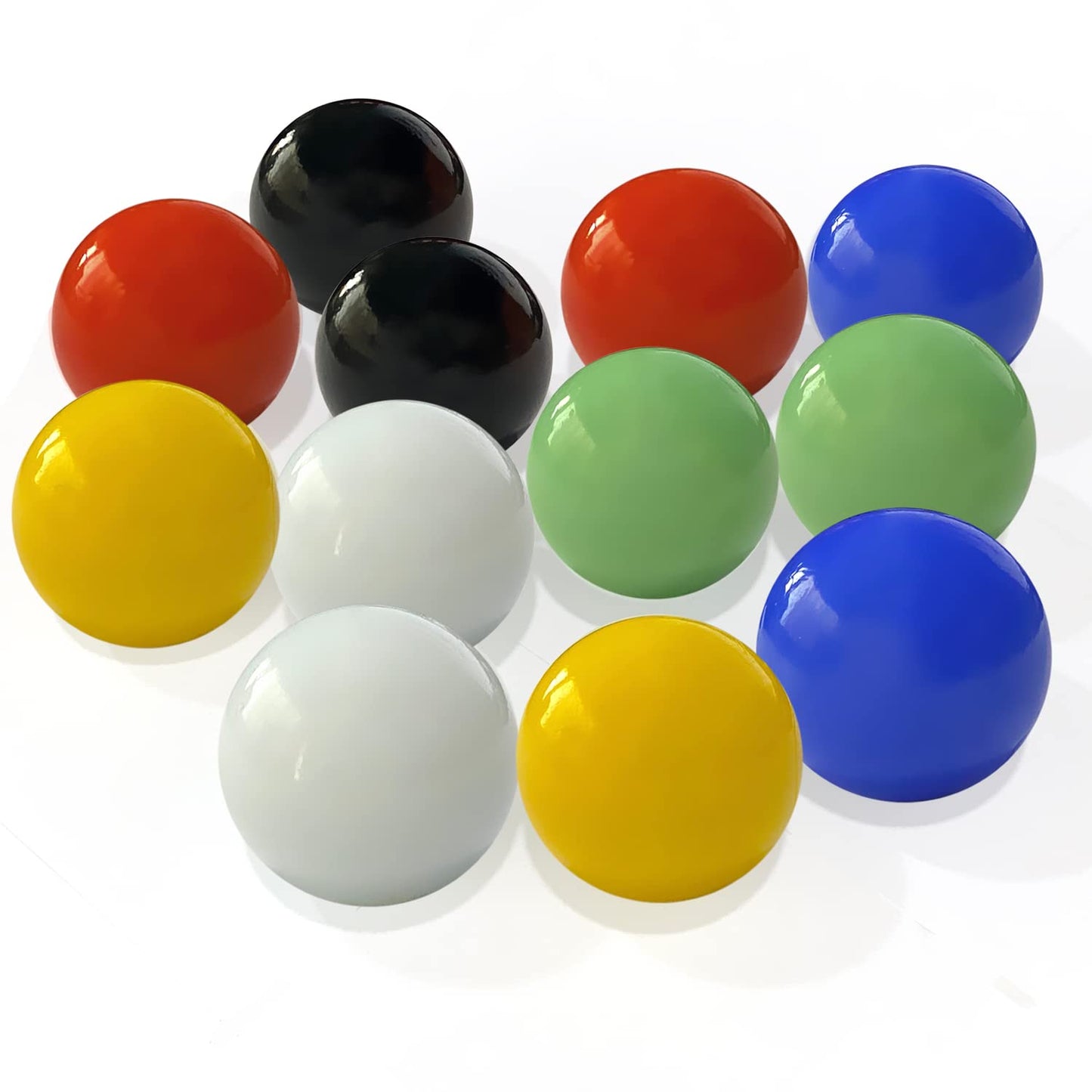 DODHEG 60 Pcs Glass Marbles – Multicolor 0.63 in Bulk for Games, Crafts & Education