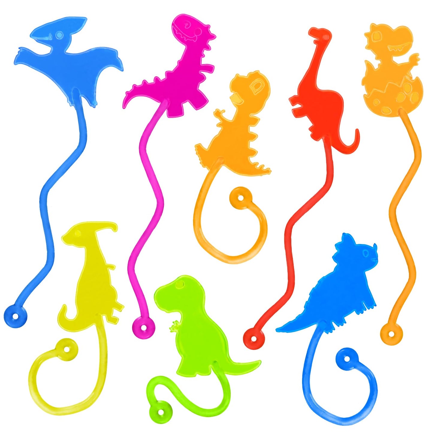 DODOLOL 30 PCS Sticky Hands – Dinosaur Party Favors for Kids 4-12 | Candy-Free Fun