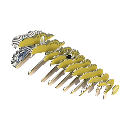 Dodoland Eugy Alligator 3D Puzzle – 22-Piece Eco-Friendly Educational Toy for Kids 6+