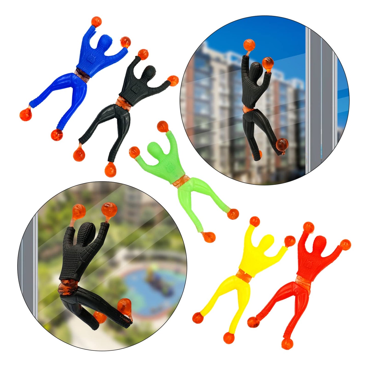 DoDoMagxanadu 14-Pack Assorted Stretchy Sticky Toys — Party Favors, Fidget Toys & Stocking Stuffers