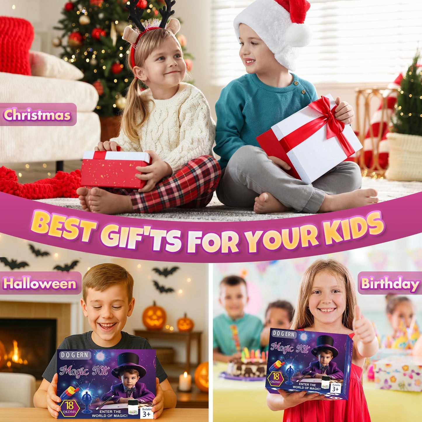 Dogern Valentines Day Magic Kit – Beginner Magic Set for Kids 6–12