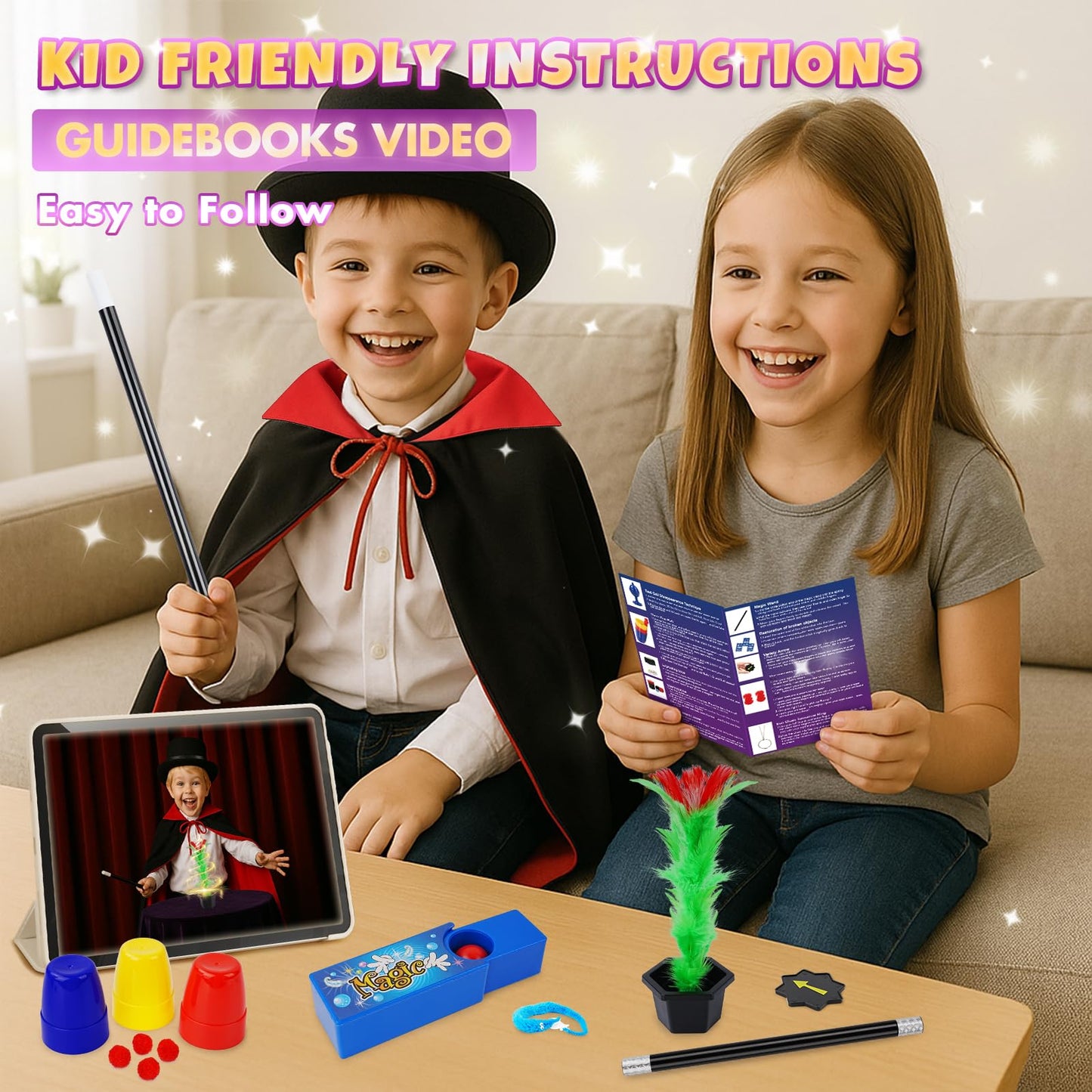 Dogern Valentines Day Magic Kit – Beginner Magic Set for Kids 6–12