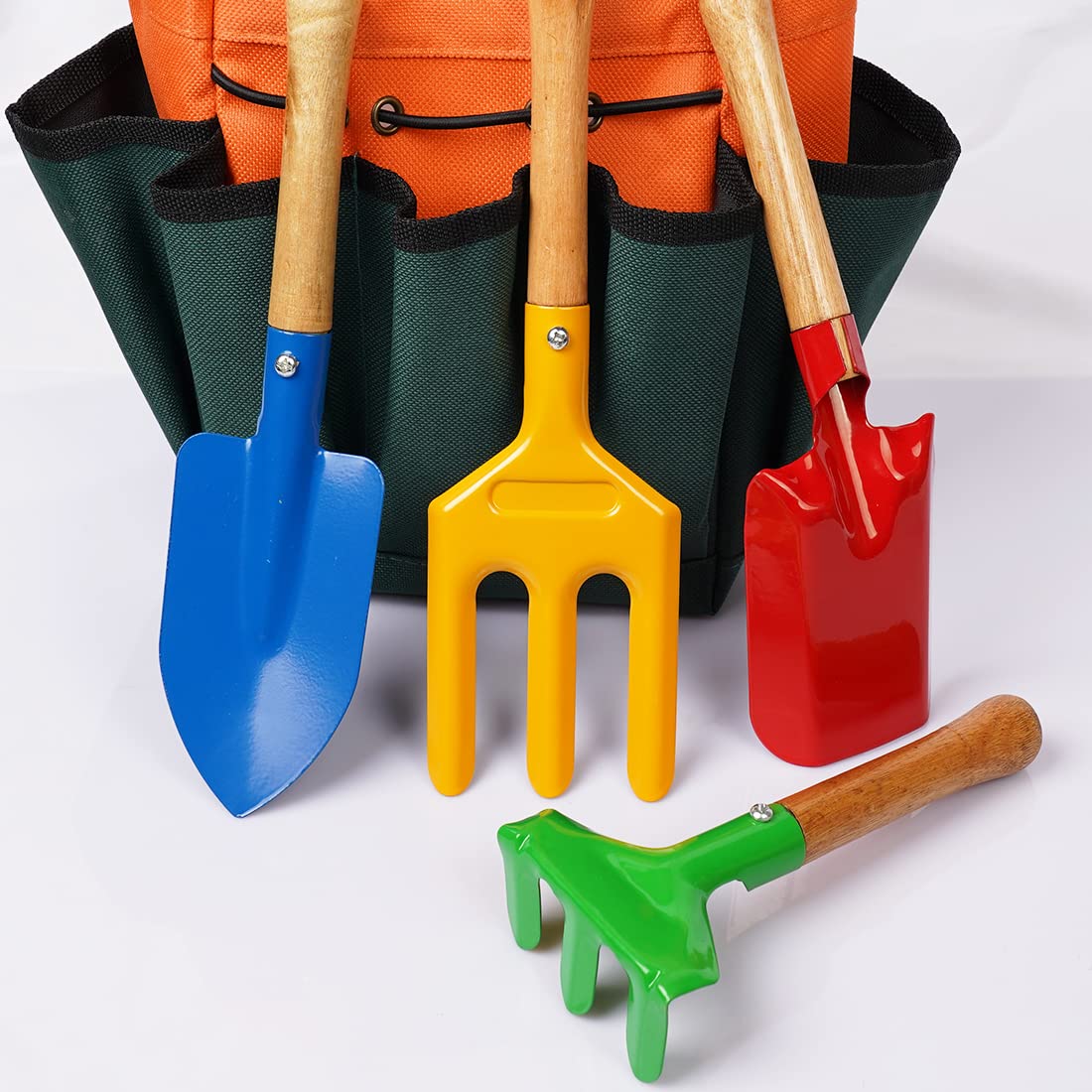 Doiaz Kidz Gardening Tool Set – Kids Garden Tools Kit with Hat & Apron