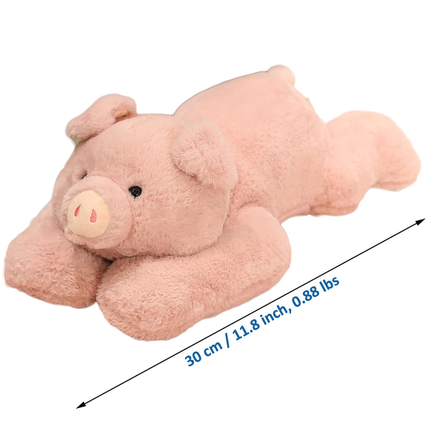 Doireum Weighted Pig Plush Toy – 11.8-Inch Weighted Stuffed Animal Pillow