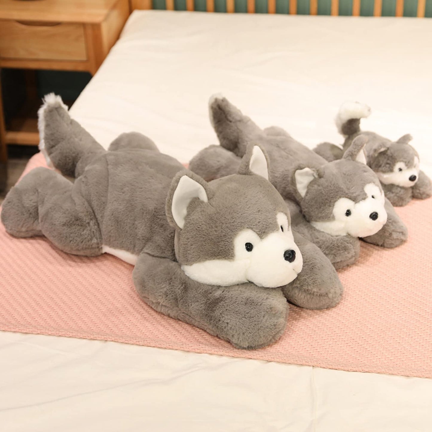 Doireum Weighted Husky Plush – 29.5 Inch, 6.2 lb Weighted Stuffed Animal