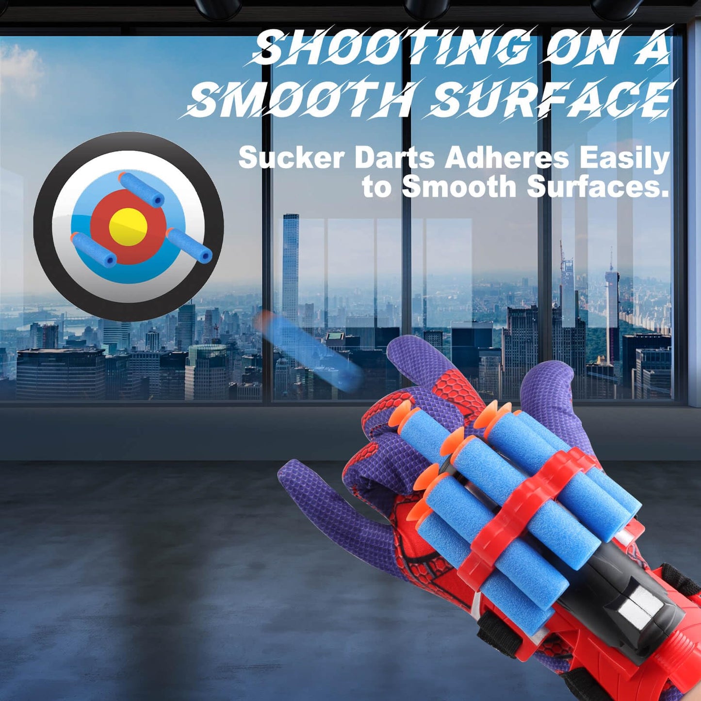 Dolanus Spider Web Shooter Toys for Kids 3-8 | 2 Gloves, 2 Launchers, 30 Darts