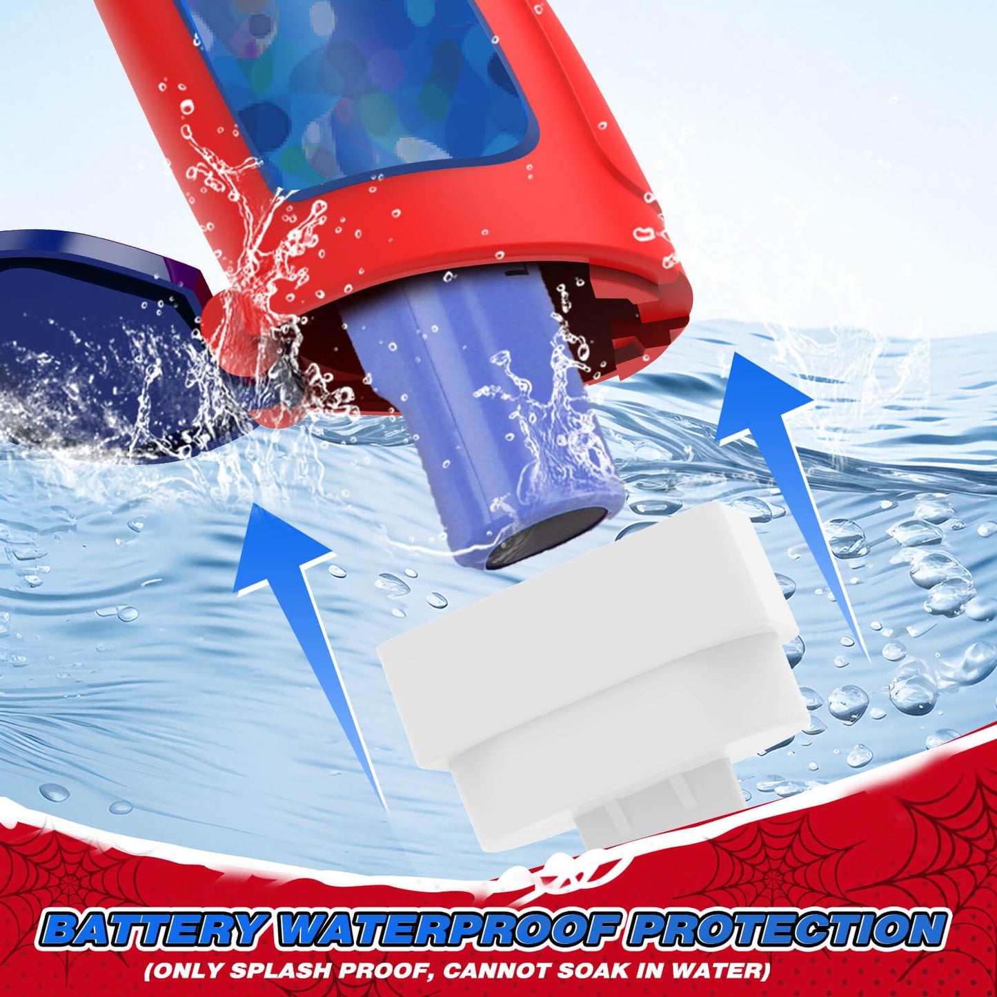 Dolanus Spider Water Blaster - Electric Water Gun with Long-Range 26-32ft