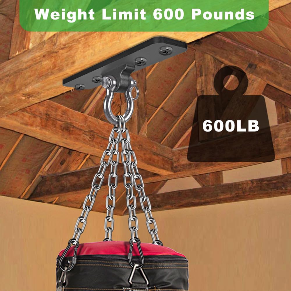 Dolibest Wall Mount Bracket & Ceiling Anchor — Heavy-Duty Suspension Training (2 Pcs)