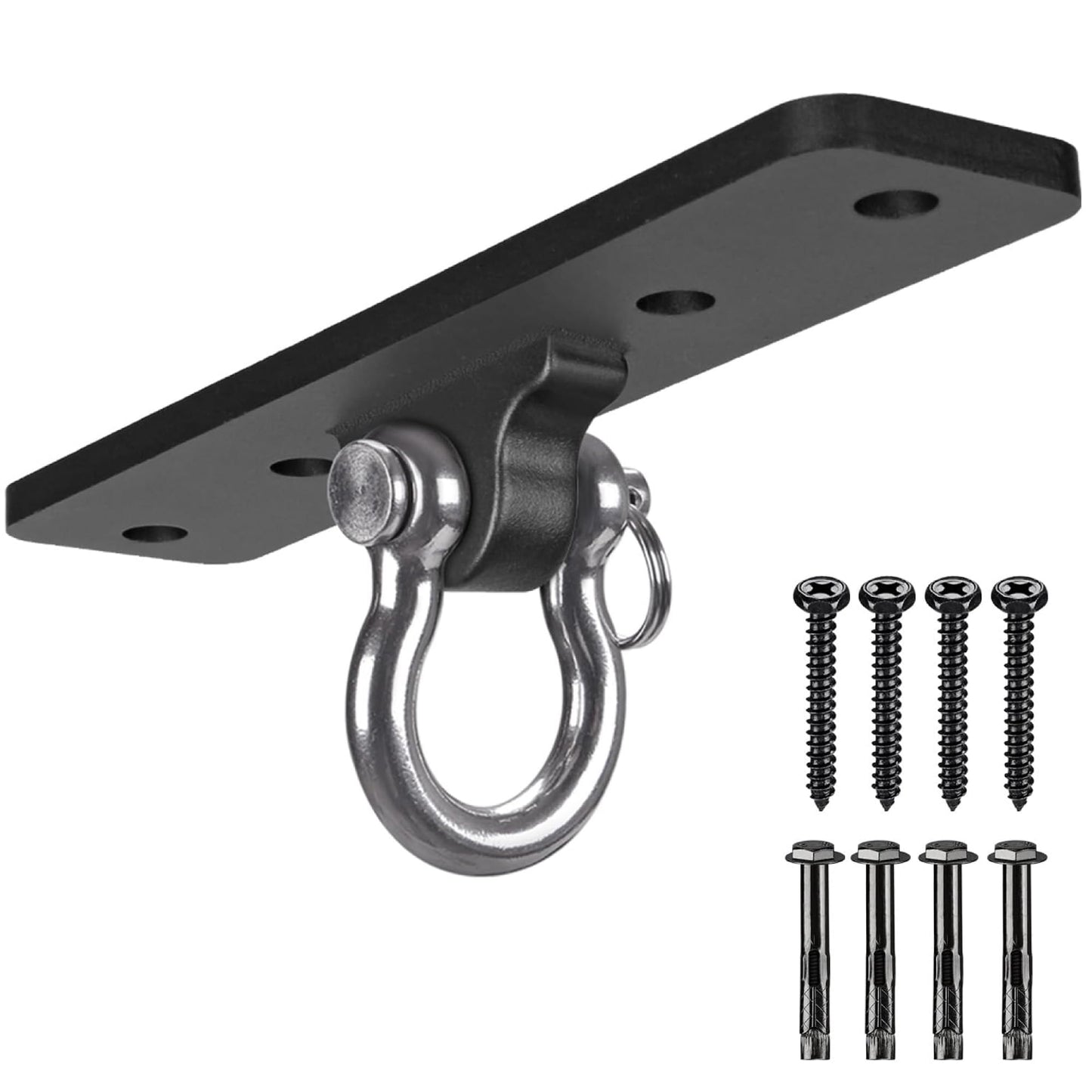 Dolibest Ceiling Mount Swing Hanger – Heavy Duty 900LB Wall Anchor for Porch Swing, Hammock Chair & Gym Rings