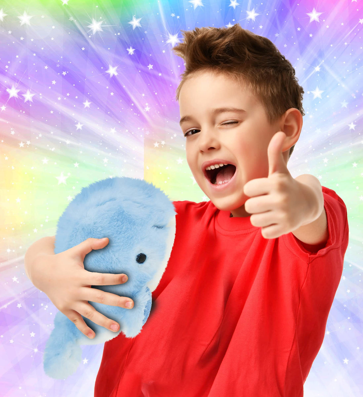 DolliBu Blue Whale Super Soft Stuffed Animal – 7-Inch Realistic Ocean Life Plush
