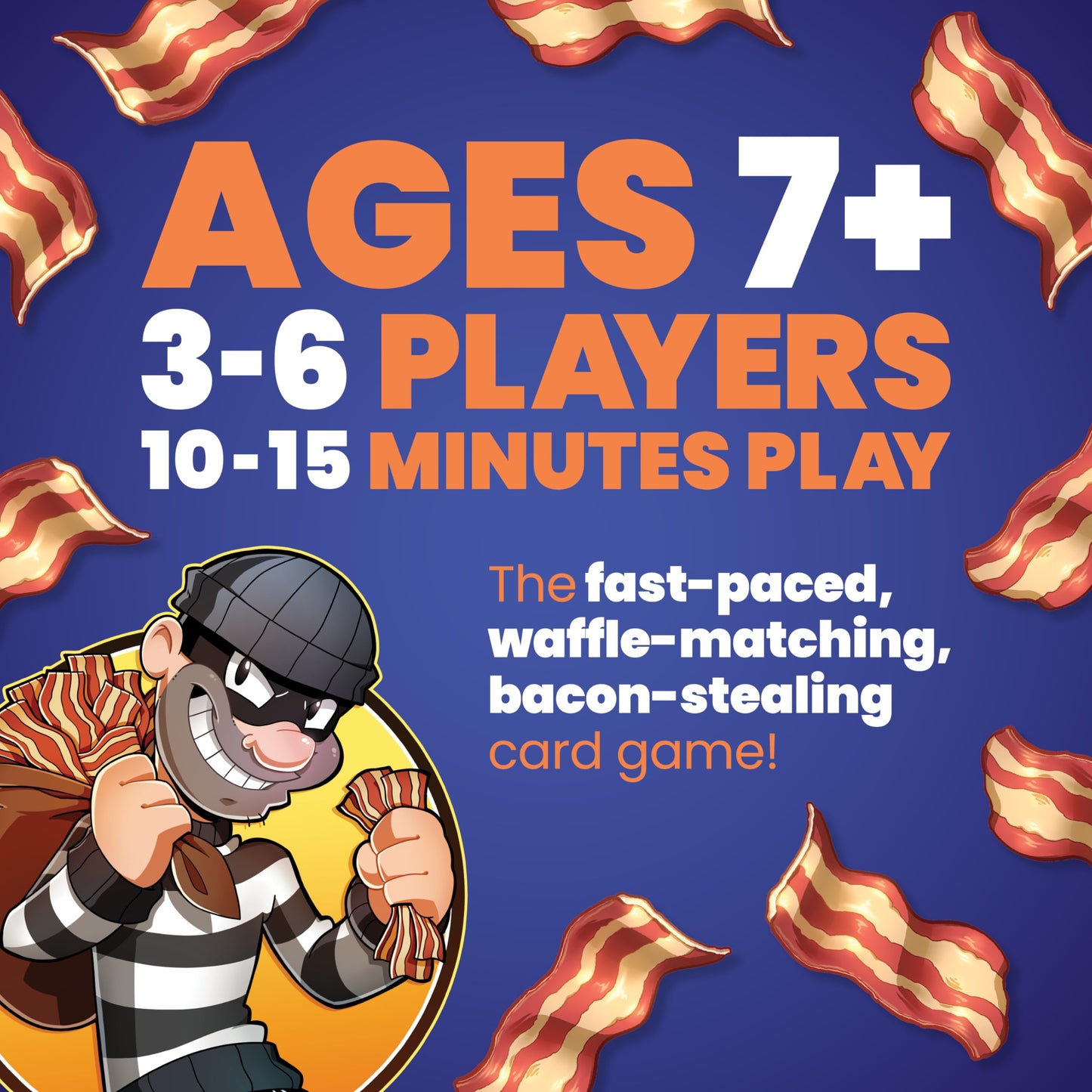 Steal The Bacon Card Game - Dolphin Hat Games | Fun Family Card Game 8+