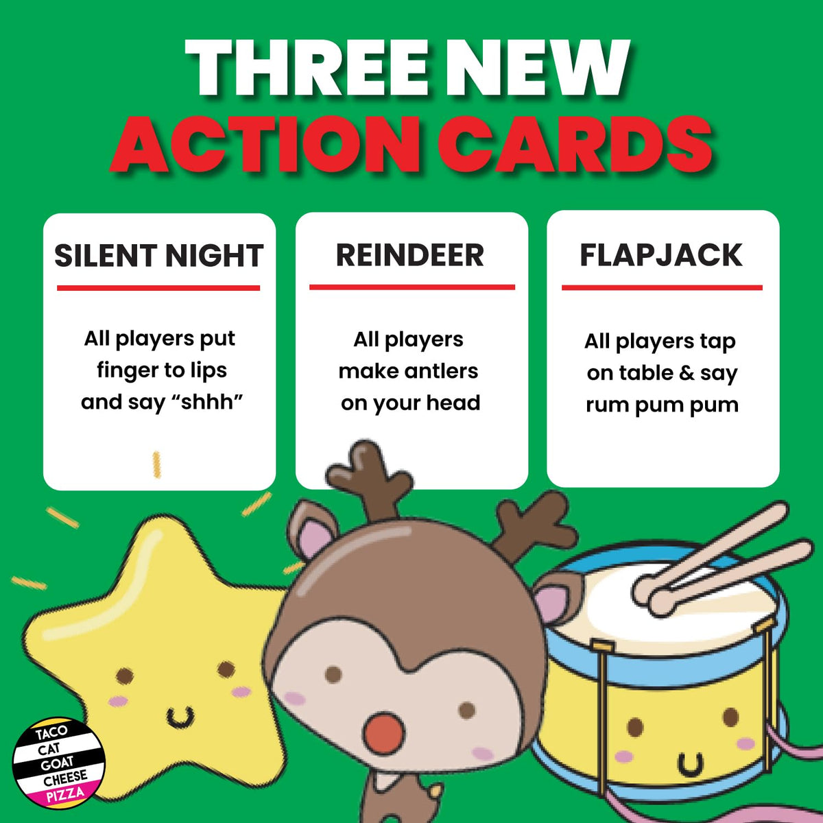 Dolphin Hat Games Santa Cookie Elf Candy Snowman Christmas Edition Card Game – 2-8 Players | Stocking Stuffers