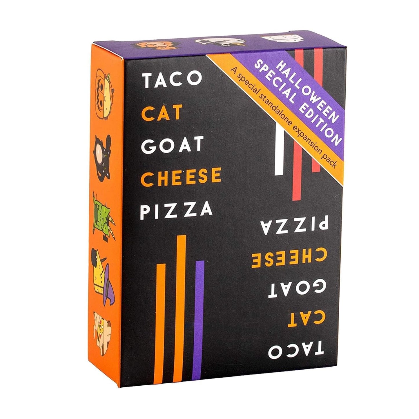 Taco Cat Goat Cheese Pizza Halloween Edition — 15-Minute Card Game for Family Night | 2-8 Players | Dolphin Hat Games