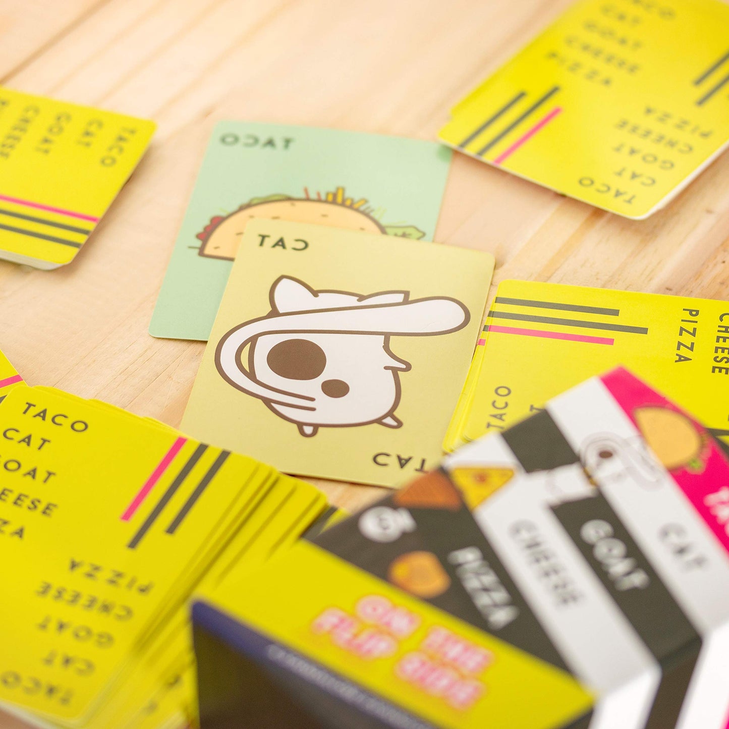 Taco Cat Goat Cheese Pizza: On The Flip Side – Standalone Expansion | Dolphin Hat Games | 2–16 Players