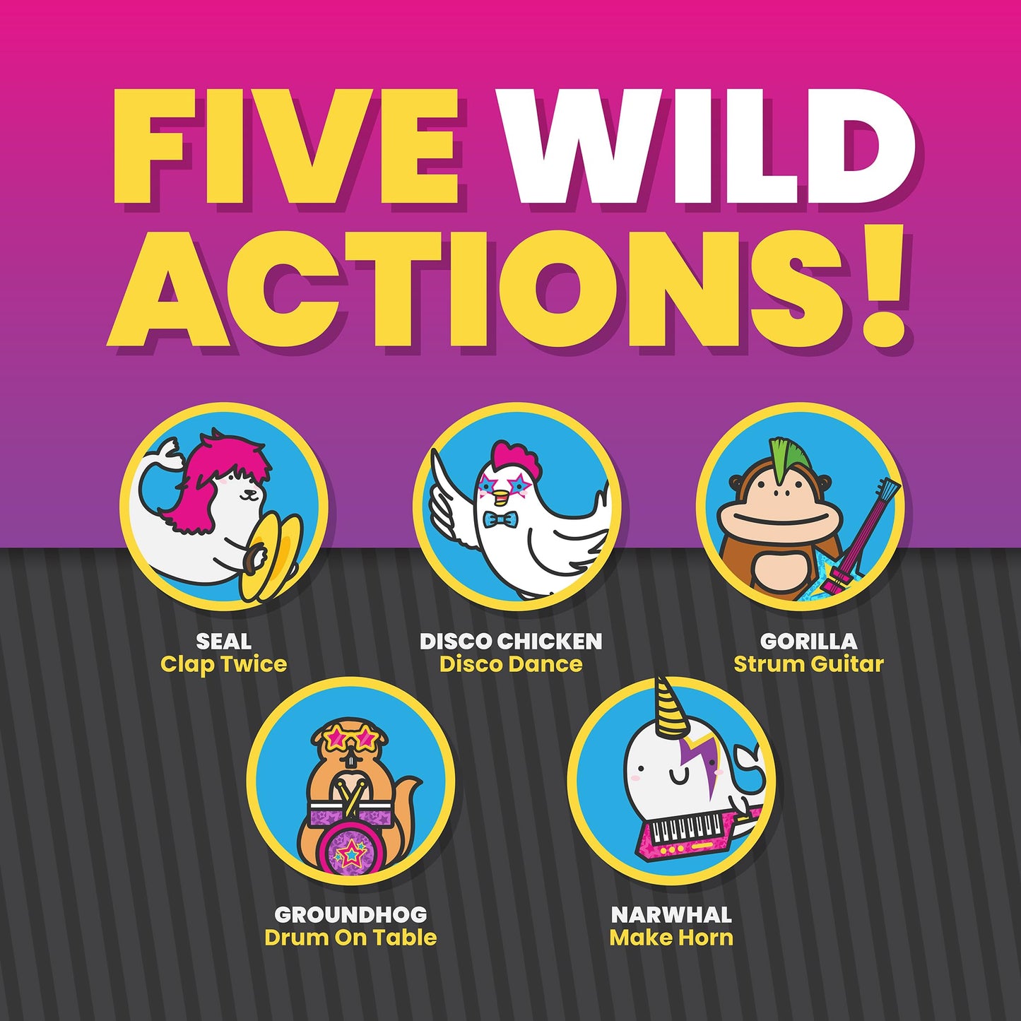 Wild, Wild Taco by Dolphin Hat Games | Fast-Paced Slap-Jack Card Game (Ages 7+, 2-8 Players)