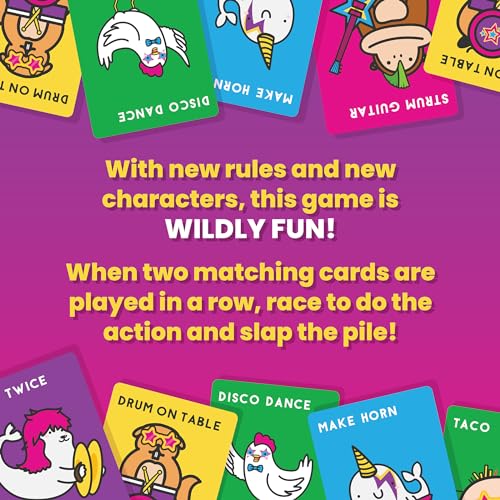 Wild, Wild Taco by Dolphin Hat Games | Fast-Paced Slap-Jack Card Game (Ages 7+, 2-8 Players)