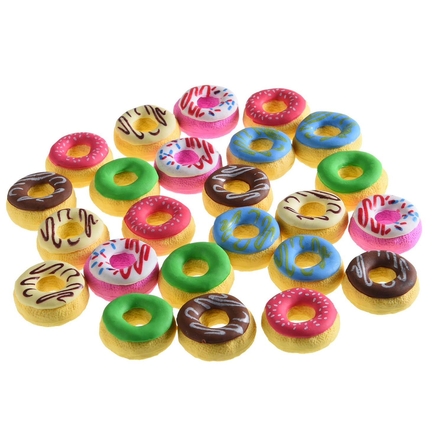 DOMG Donut Erasers for Kids – 24 Pieces 3D Puzzle Mini Erasers