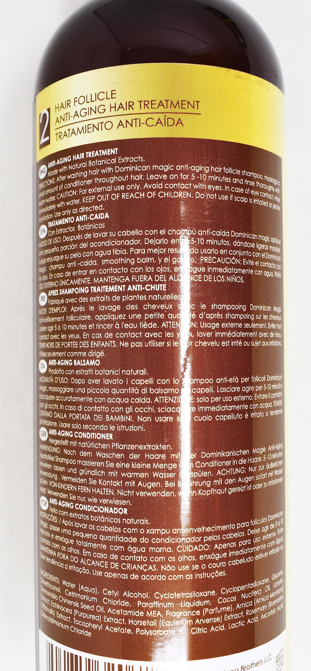 Dominican Magic Hair Follicle Anti-Aging Shampoo & Treatment Duo Set – 15.87oz Each