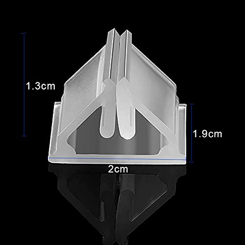 Dong Huang 50pcs Clear Game Card Stands | Durable Plastic Card Holders for DIY Board Games & Party Favors