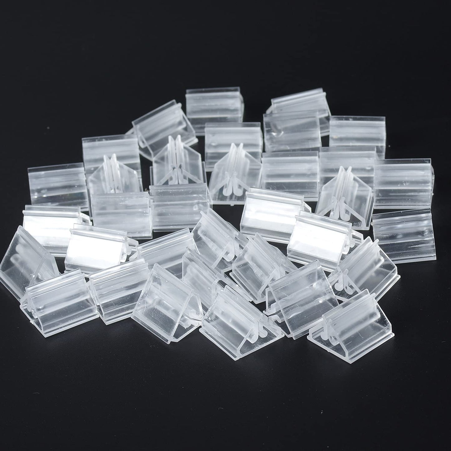 Dong Huang 50pcs Clear Game Card Stands | Durable Plastic Card Holders for DIY Board Games & Party Favors