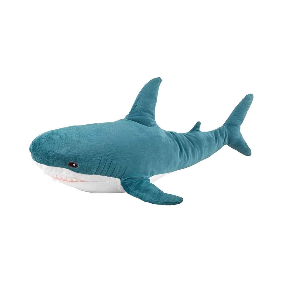 DongAi Plush Shark Toy Pillow – Giant 39.4” Blue Shark, Ultra-Soft Comfort for Kids
