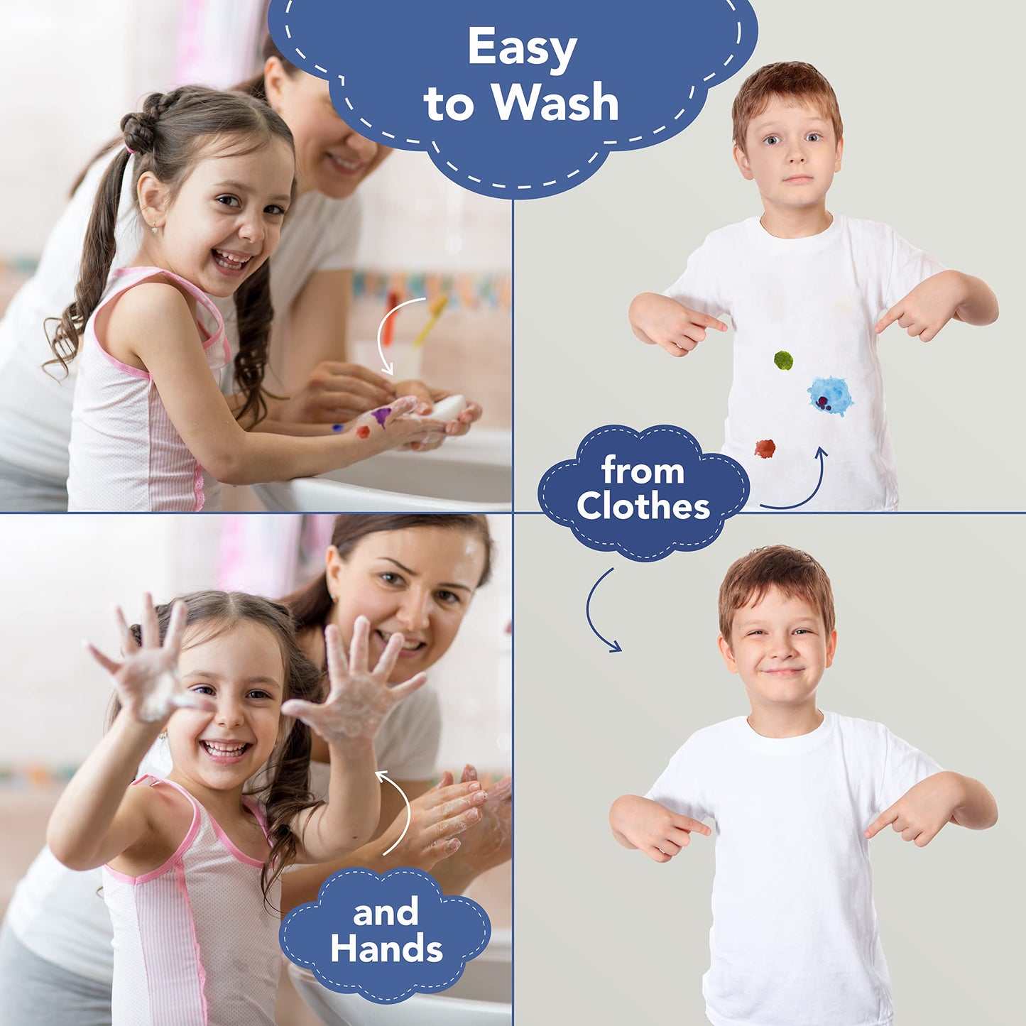 DOODLE HOG Washable Dot Markers – 8-Color Mess-Free Kids’ Art Set