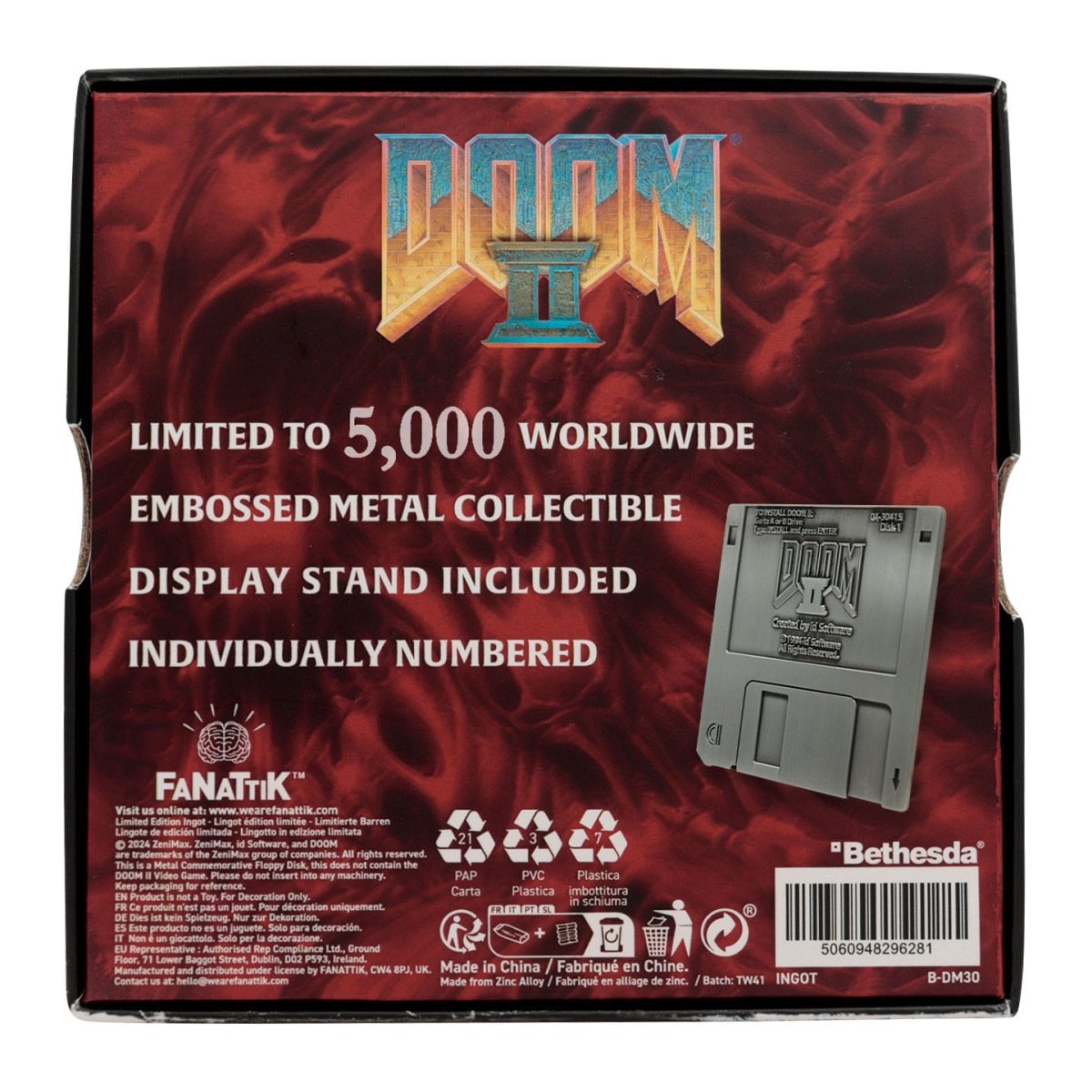 Doom 2 Replica Arena Floppy Disk Limited Edition