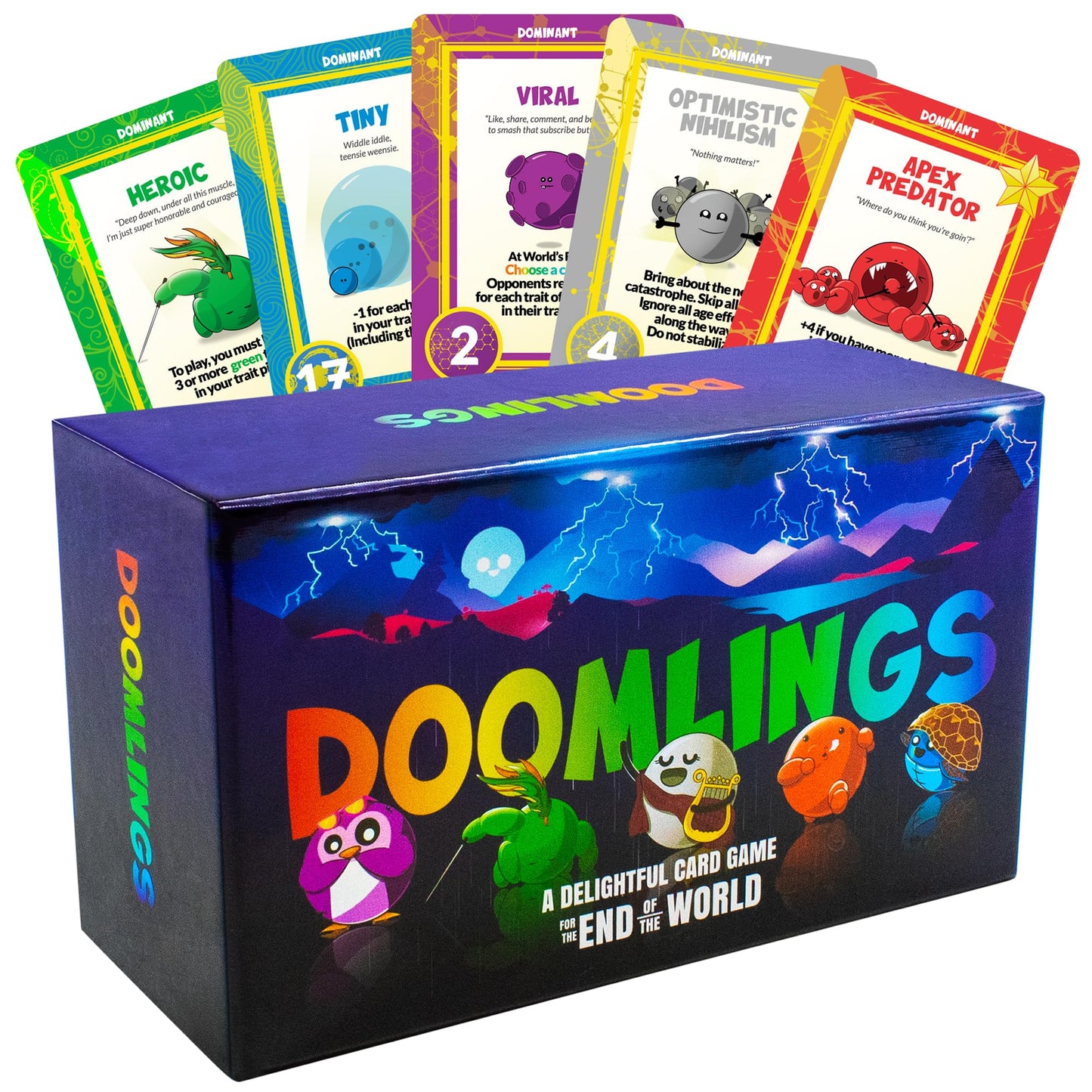 Doomlings Base Edition – Fun Strategy Card Game for 2-6 Players