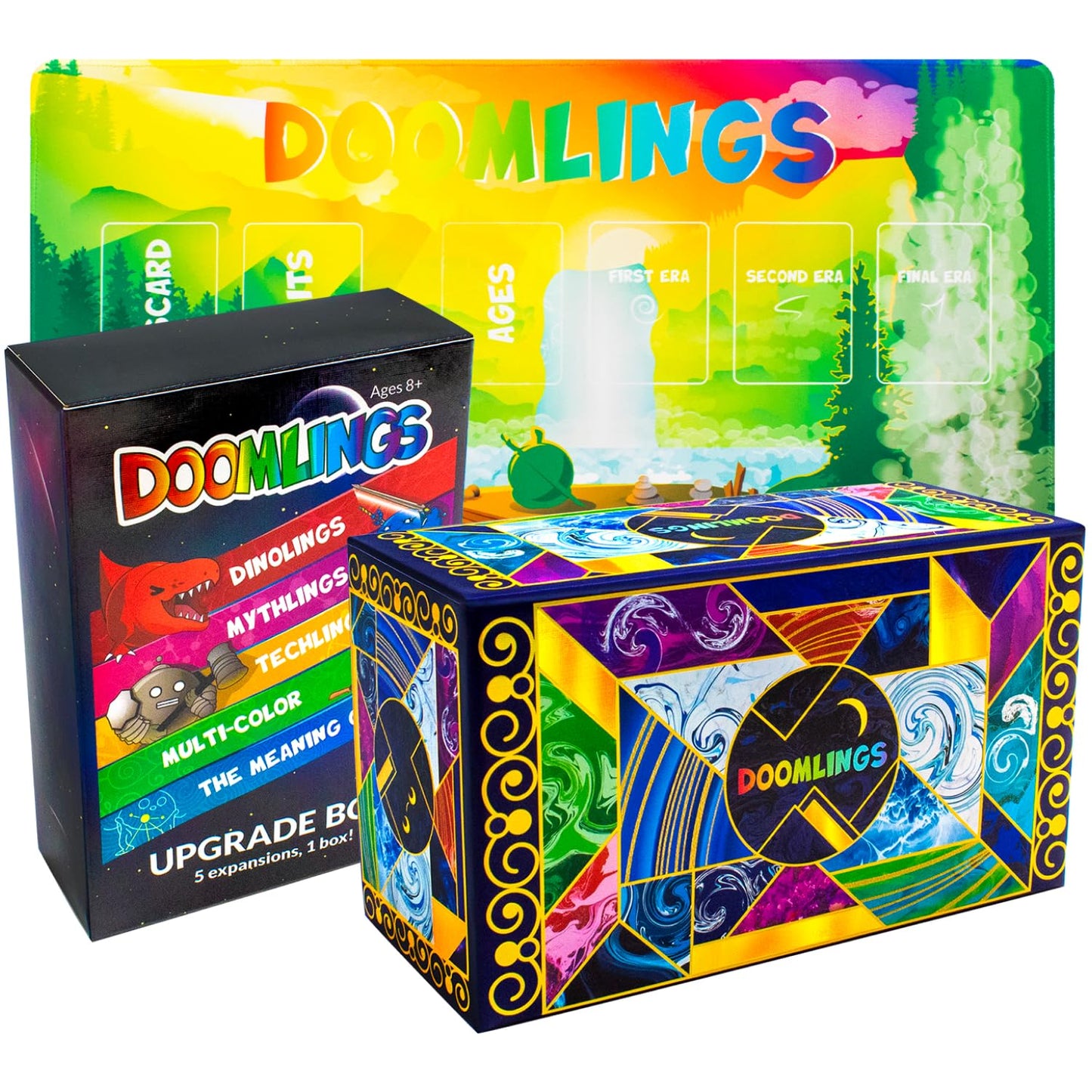 Doomlings Deluxe Edition — Delightful Strategy Card Game for 2-6 Players | Family & Travel Ready