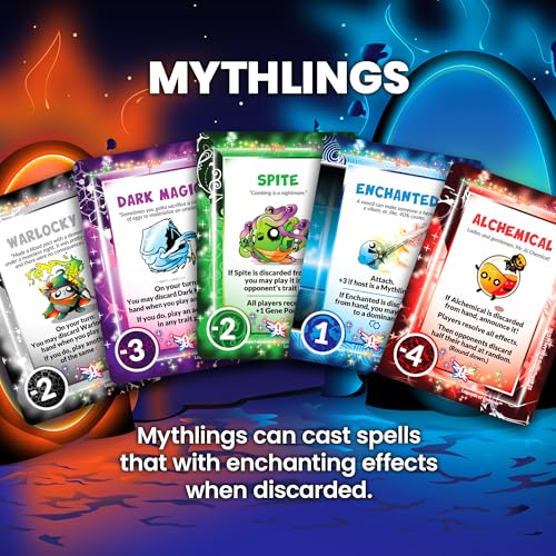 Doomlings Legends of Enderas 5-in-1 Variety Expansion – 120 New Cards for 2–6 Players