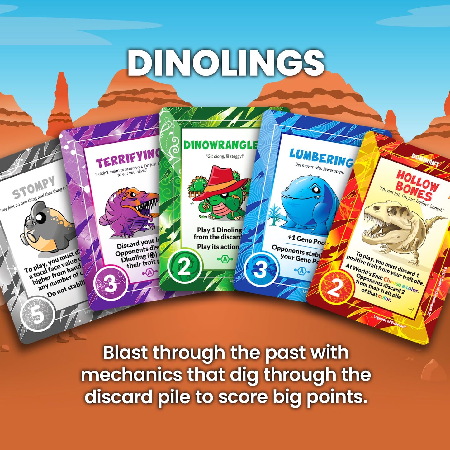 Doomlings Legends of Enderas 5-in-1 Variety Expansion – 120 New Cards for 2–6 Players