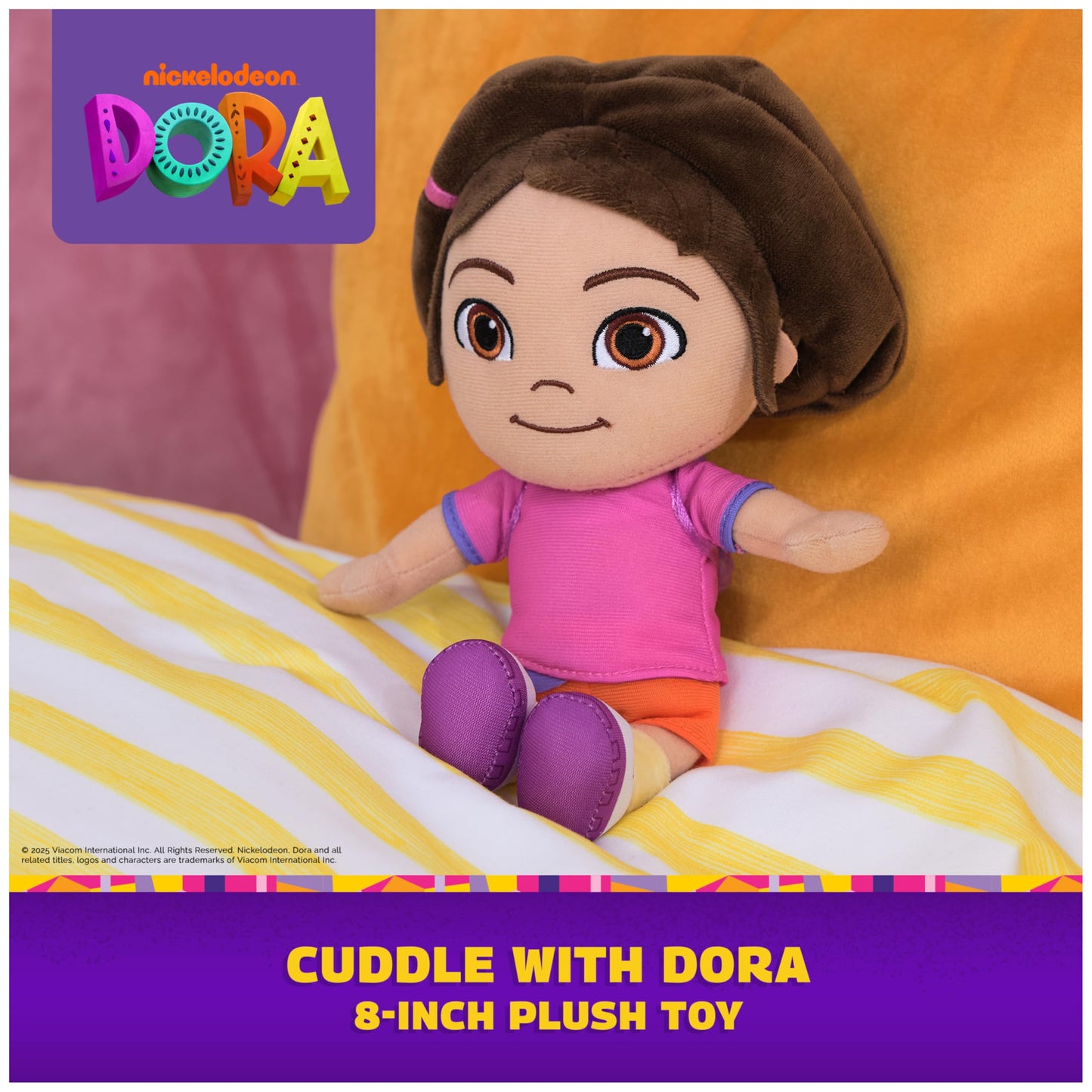 DORA Official 8-Inch Plush Doll – Educational Toy for Ages 3+
