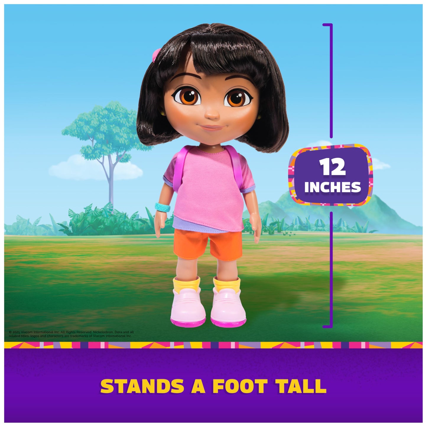 Dora Sing & Explore Doll - 12-Inch Interactive Doll with Music & Bilingual Phrases