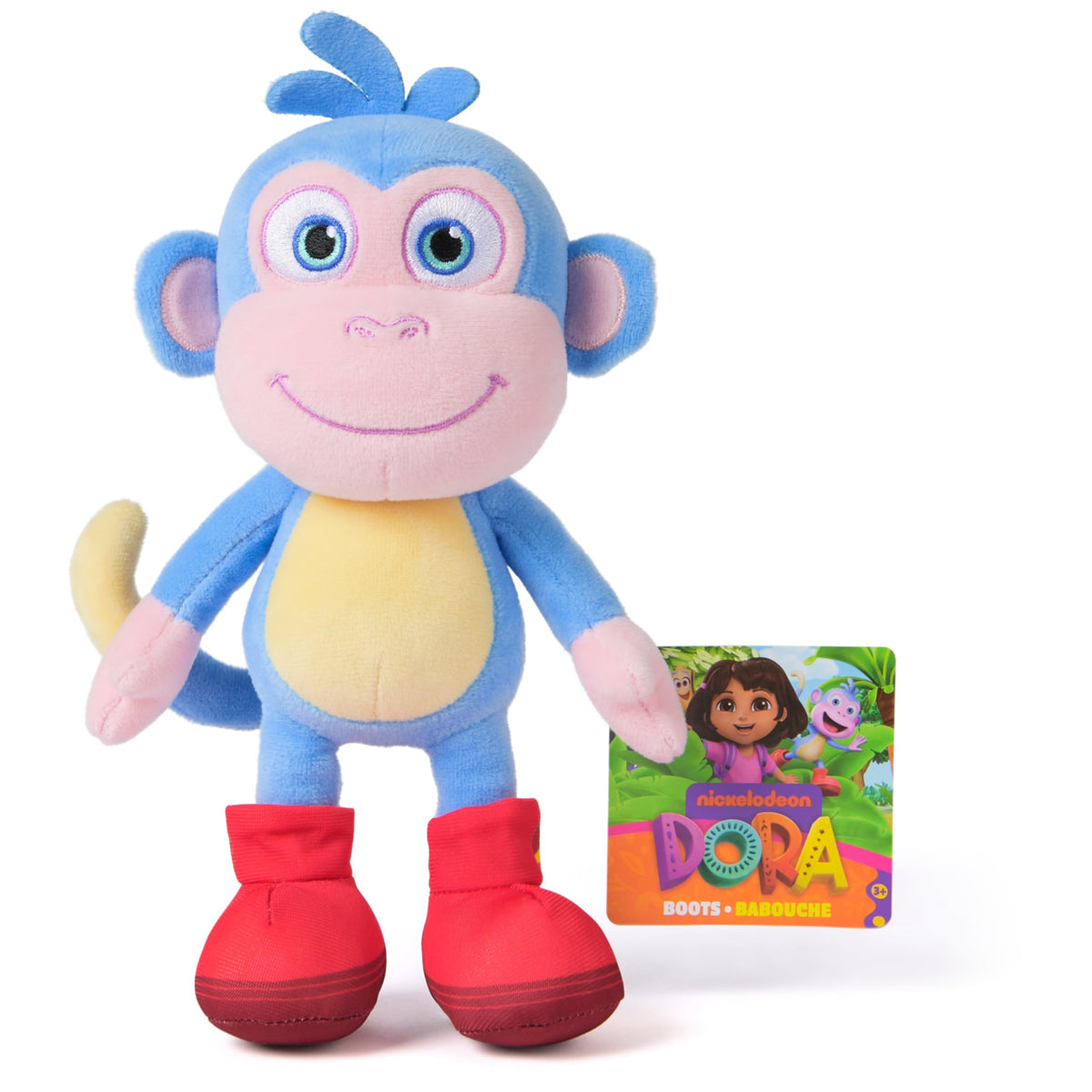 DORA Boots Plush Doll — 8-Inch Dora the Explorer Stuffed Monkey Toy (Ages 3+)