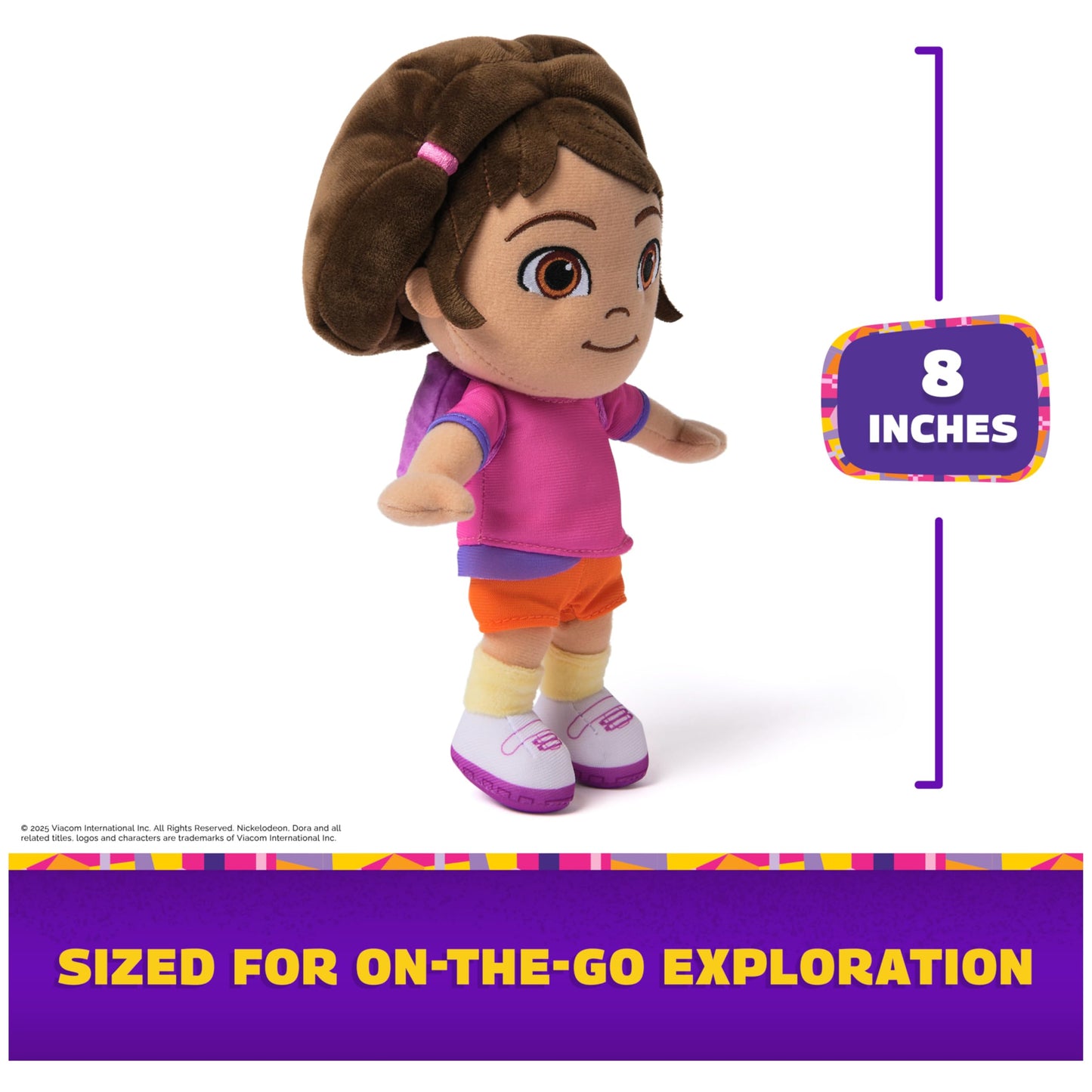 DORA Official 8-Inch Plush Doll – Educational Toy for Ages 3+