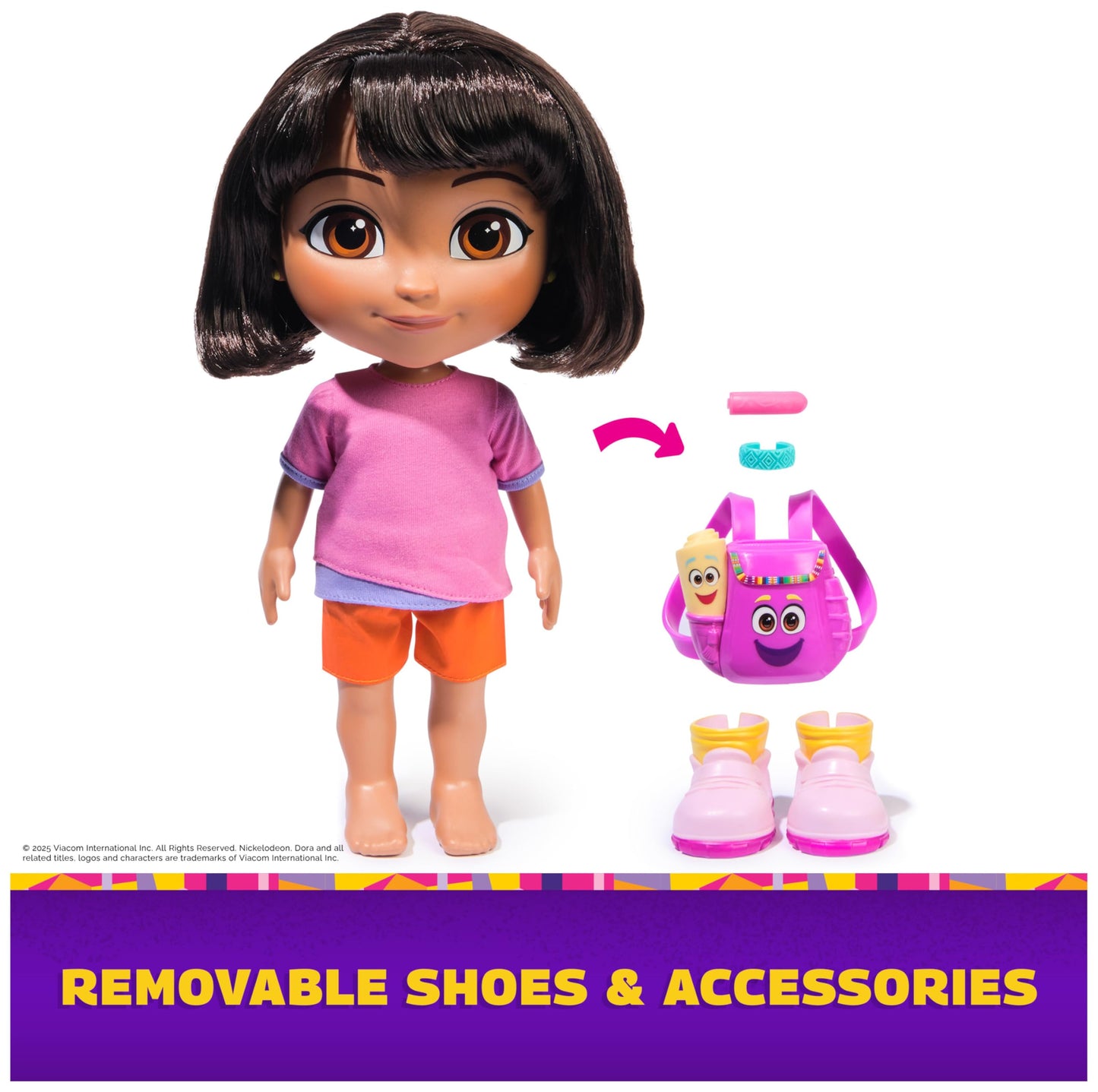 Dora Sing & Explore Doll - 12-Inch Interactive Doll with Music & Bilingual Phrases