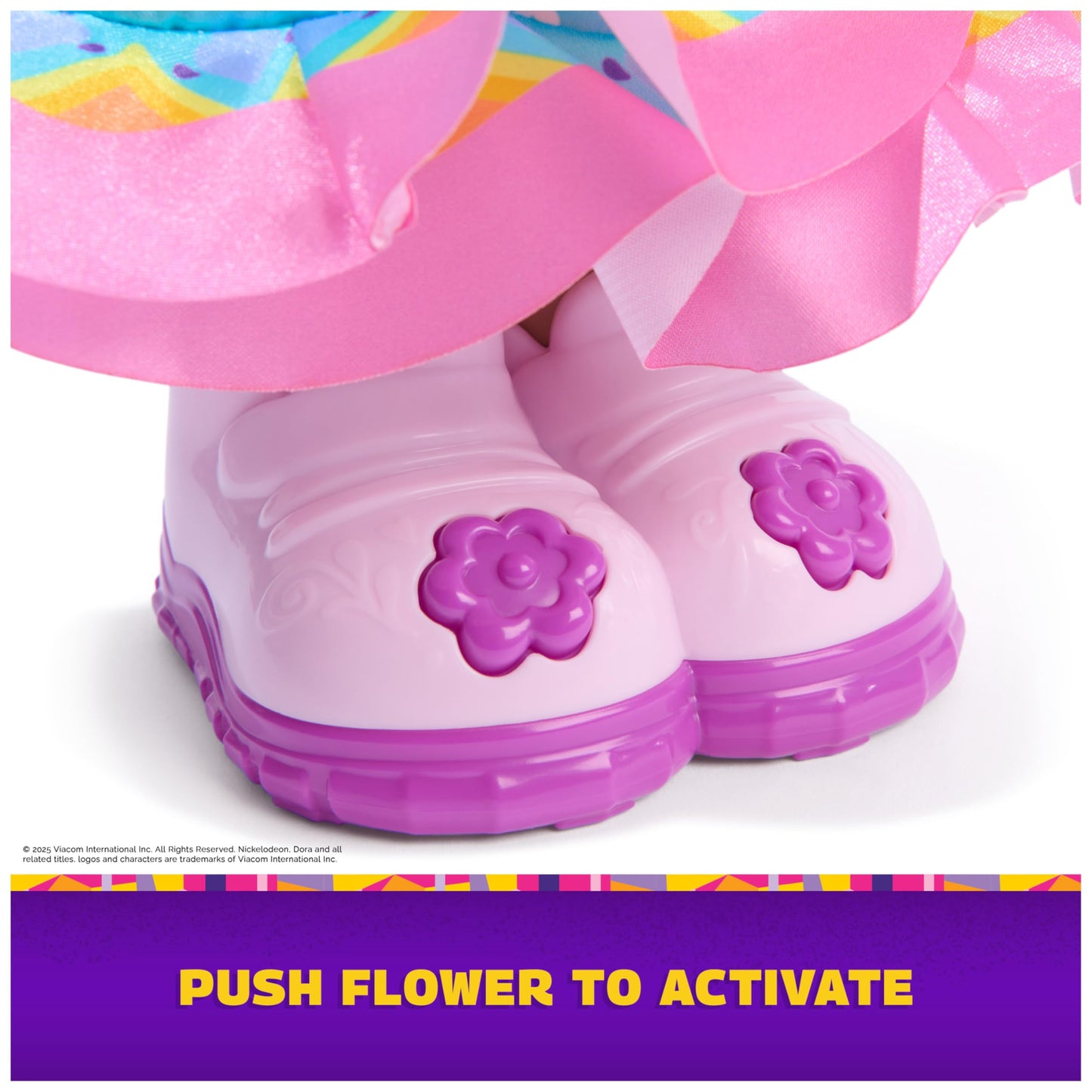 DORA Dance with Me Dora — Interactive Dancing Doll with 2 Skirts & Bilingual Phrases